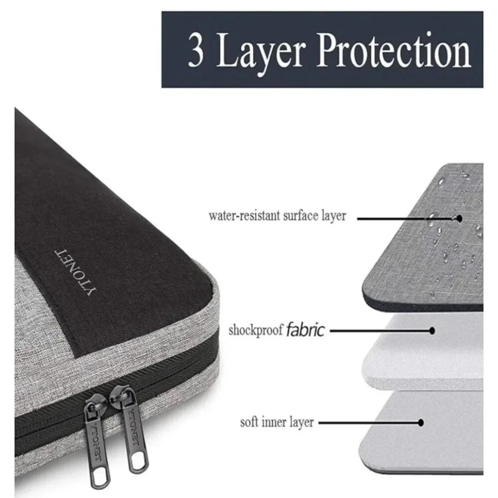 Laptop Sleeve Case 17 Inch, Slim Water Resistant TSA Laptop Cover with Handle